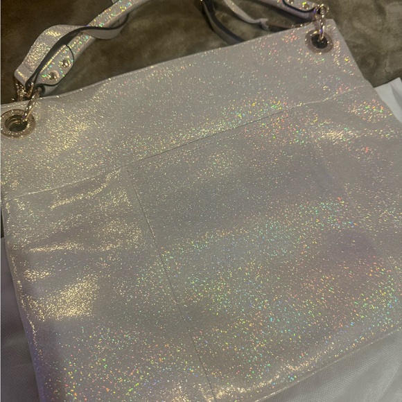 Aimee Kestenberg Shimmering Cream Shoulder Bag - Picture 4 of 13